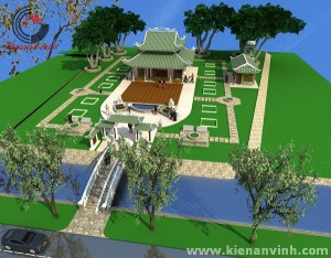 Thiết kế miếu cổ tại Bình Dương