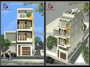 Thiết kế nhà phố phong cách hiện đại quận Gò Vấp